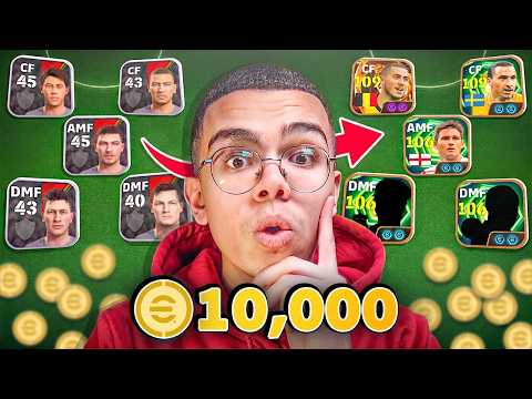طورت حساب من الصفر ب 10,000 كوينز ( عودة الطريق الى القمه ! ) 🤯🔥 | eFootball 2026