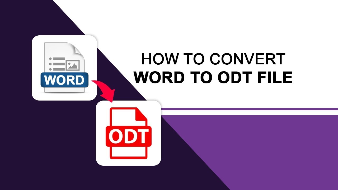 How to Convert Word to ODT File? Word to ODT Converter