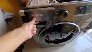 Samsung washing machine front load error code dc3
