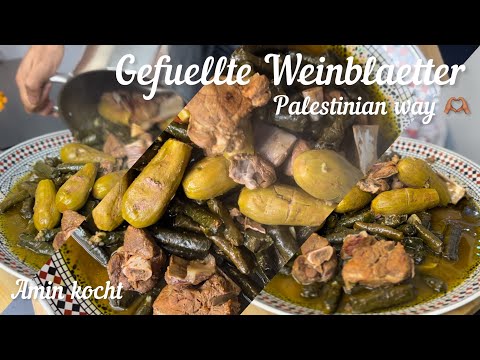 Gefüllte Weinblätter | Warak Dawali | Yabra | Sarma | Amin Kocht