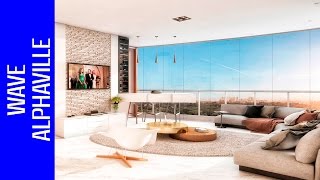 WAVE ALPHAVILLE  Lançamento em Alphaville Apartamentos com 53m2 70m2 88m2