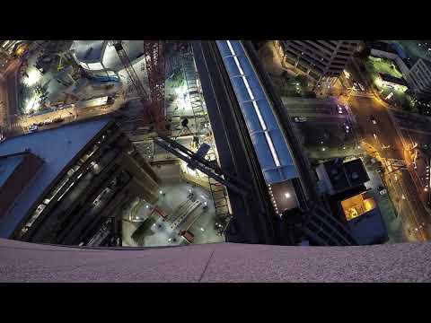 Erection timelapse video