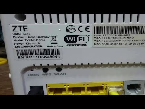 تسريع النت من الروتر tedata ( الروتر zte )