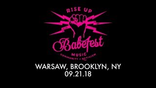 Babefest: A Concert To Benefit EMILY&#39;s List - September 21 in Brooklyn at Warsaw