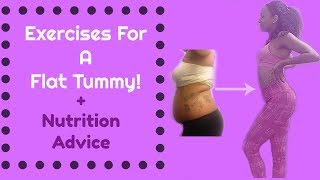 How To Loose Weight+ AB Workout For A Flat Tummy
