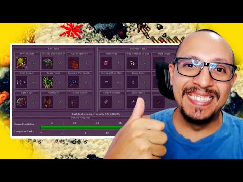 TIBIA - HUNTING TASK EP 16 - I FINISHED ALL THE TASKS REALLY QUICKLY, EASY WEEK 🤣