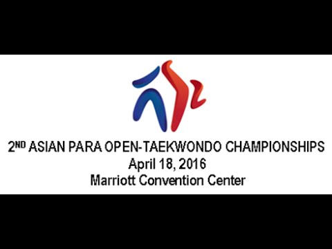 2nd Asian Para Taekwondo Open Championships - 126 Ganbat (MGL) vs Han (KOR)