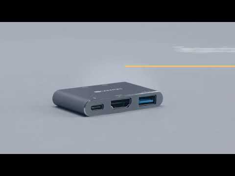 Canyon Thunderbolt 3 docking station 3-in-1 DS-1 video