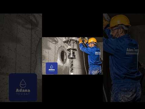 Adana Tesisat Gücüyle Beton Artık Engel Değil!#AdanaTesisat #KarotDelme #AdanaKarot #BetonDelme