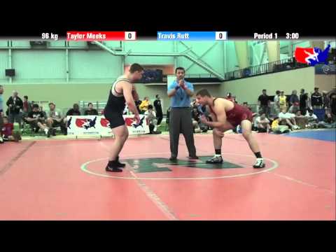 Taylor Meeks vs. Travis Rutt at 2013 ASICS University Nationals - FS
