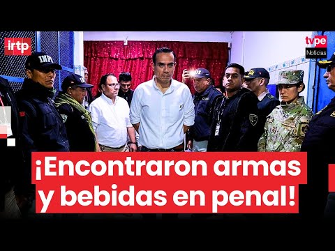 He orders a total confiscation! President Jerí enters the Huaral prison and reinforces control in...