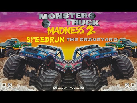 Monster Truck Madness 2 Speedrun - The Graveyard (Former WR) (3:18:44)