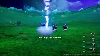 Dragon Quest III HD2D Heal spell Tornado!!!!
