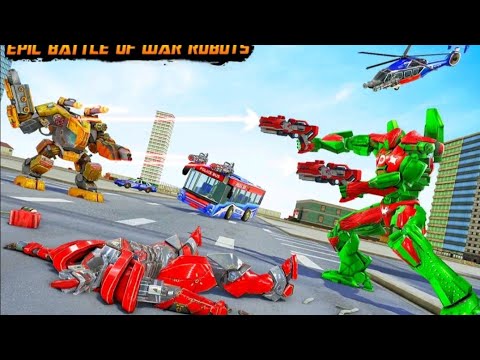 Bus Robot Car Transform War-Spaceship Robot Games