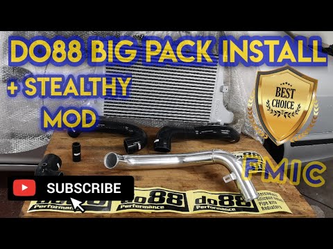 Saab 9-5 DO88 Intercooler Install + Stealth mod! You need to see this!