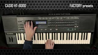 Video thumbnail for CASIO HT-6000: User and Factory Presets Demo (Sounds Only) by wolfgang S vukan