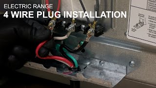 How to Install a 4-Wire Plug to Your Electrical Range