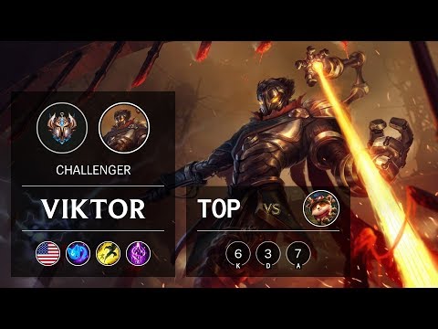 Viktor Top vs Teemo - NA Challenger Patch 9.13