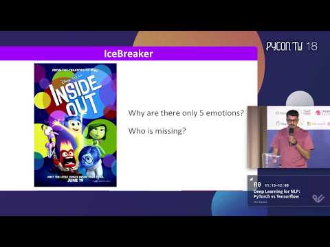 Deep Learning for NLP: PyTorch vs Tensorflow – Elvis Saravia – PyCon Taiwan 2018