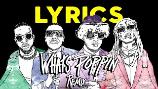Jack Harlow - WHATS POPPIN Remix ft. DaBaby, Tory Lanez &amp; Lil Wayne (Lyrics)