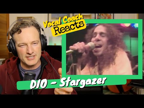 DIO  "Stargazer" A lesson in stamina and technique - Vocal Coach reaction and analysis
