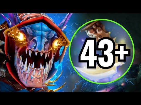 +43 Permanent Agility Stacks🔥Slark 34Kills Bloodthorn + Refresher Orb Builds Dota 2