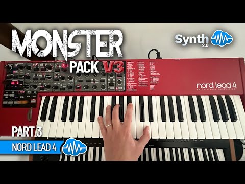 MONSTER PACK V3 (64 new sounds) | NORD LEAD 4 - RACK | SOUND BANK | PT.3