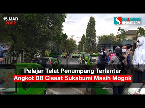 Pelajar Telat Penumpang Terlantar, Angkot 08 Cisaat Sukabumi Masih Mogok