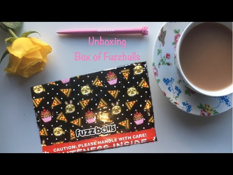 Fuzzballs unboxing summer 2020 box of Fuzzballs
