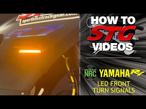 How To Install New Rage Cycles Yamaha R7 LED Front Turn Signals