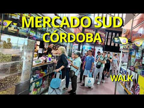 Walking tour Mercado Sud Córdoba | Descubrí la atmósfera del mercado en 4K