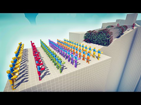 100x BOXER COLOR PACK vs 2x EVERY GOD - Totally Accurate Battle Simulator TABS