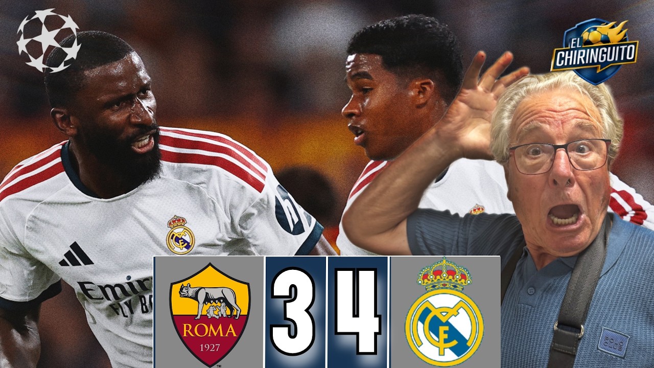 ⭐️ REMONTADA OLÍMPICA EN ROMA | Roma 3-4 Real Madrid | Resumen Chiringuito Live