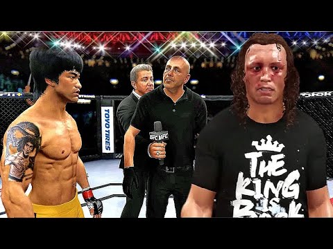 UFC 4 | Bruce Lee UFC 4 vs. Landon cube - EA sports UFC 4 - CPU vs CPUм