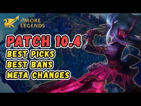 MoreLegends Patch 10.4 Rundown - Best Bans, Strongest Picks, Meta Changes