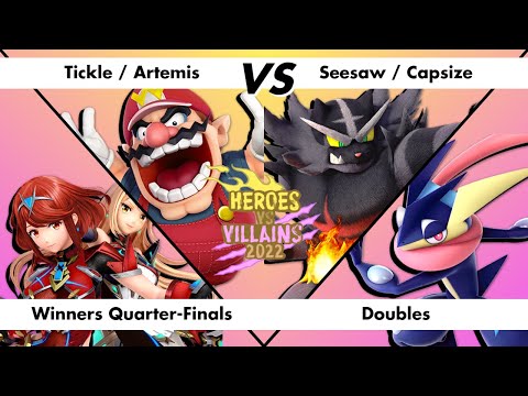 Tickle / Artemis VS Seesaw / Capsize, Winners Quarter-Finals, Doubles, Heroes VS Villains 2022