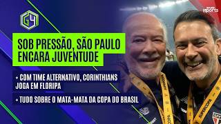 SOB PRESSÃO TOTAL, SÃO PAULO ENCARA JUVENTUDE; CORINTHIANS JOGA EM FLORIPA COM TIME ALTERNATIVO | G4