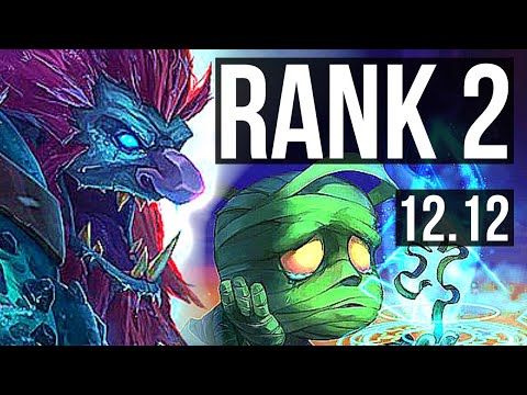 TRUNDLE & Ez vs AMUMU & Kai'Sa (SUP) | Rank 2, Rank 1 Trundle, 2/1/11 | KR Challenger | 12.12