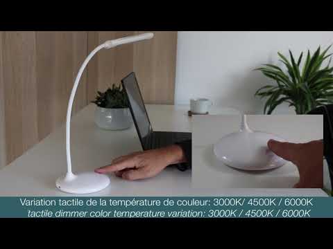 Bureaulamp Unilux Nelly led wit