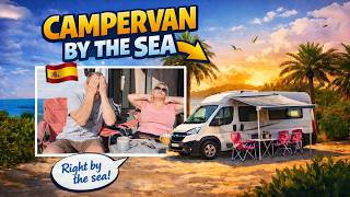 Our First Spanish Campsite… and It’s Right on the Beach!