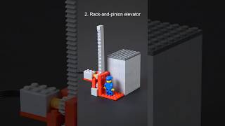 Elevator types demonstrated with Lego #shorts