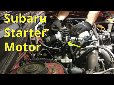 Subaru Starter Motor Replacement