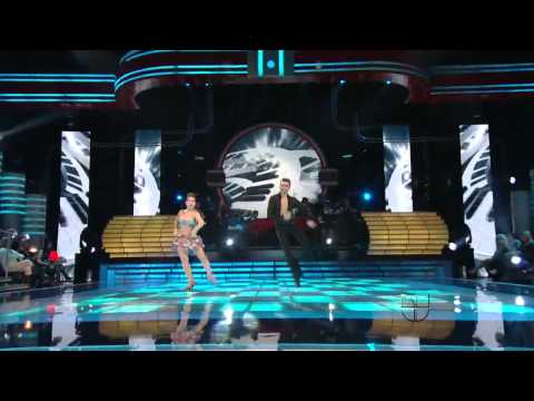 Toni Costa y Adamari Lopez 'rock and roll Mira Quien Baila 2011
