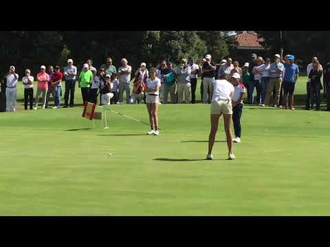 Copa SM La Reina 2020. Cayetana falla el putt de birdie y salen a Play Off.