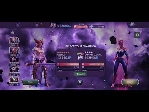 Rank 2 Angela almost max damage potential crazy unduped 6*
