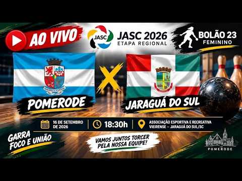 Pomerode x Jaraguá do Sul | Bolão 23 Feminino | JASC 2026