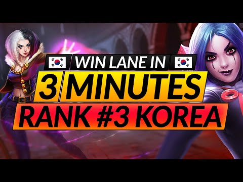 HOW TO WIN LANE IN 3 MINUTES - 9 INSANE KOREAN MIDLANE TIPS - LoL Leblanc Pro Guide