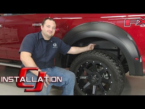 F-150 Husky Liners Wheel Well Guard Black Rear Pair 2015-2019 Installation