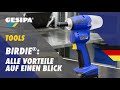 Gesipa Birdie mit verlängerter Setzhülse 1x Akku 2,0 Ah und 1x Ladegerät in L-Boxx Video