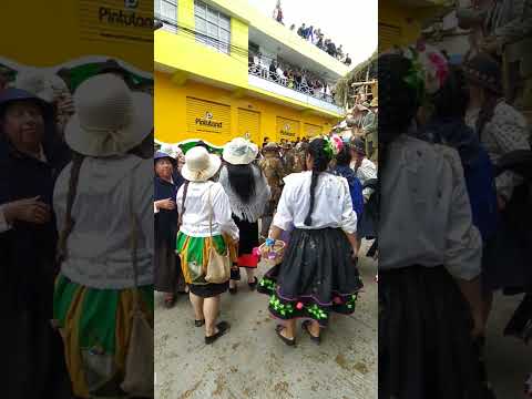 Escena del enchacle en Desfile histórico de Gualmatán Nariño